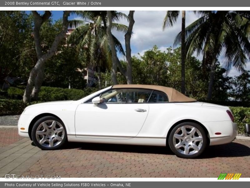 Glacier White / Ochre 2008 Bentley Continental GTC