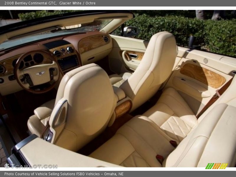 Glacier White / Ochre 2008 Bentley Continental GTC