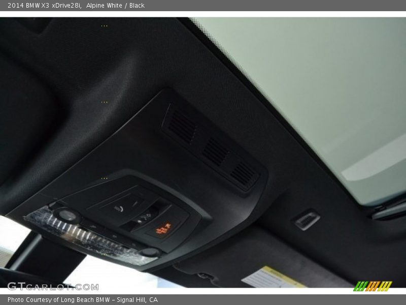 Alpine White / Black 2014 BMW X3 xDrive28i