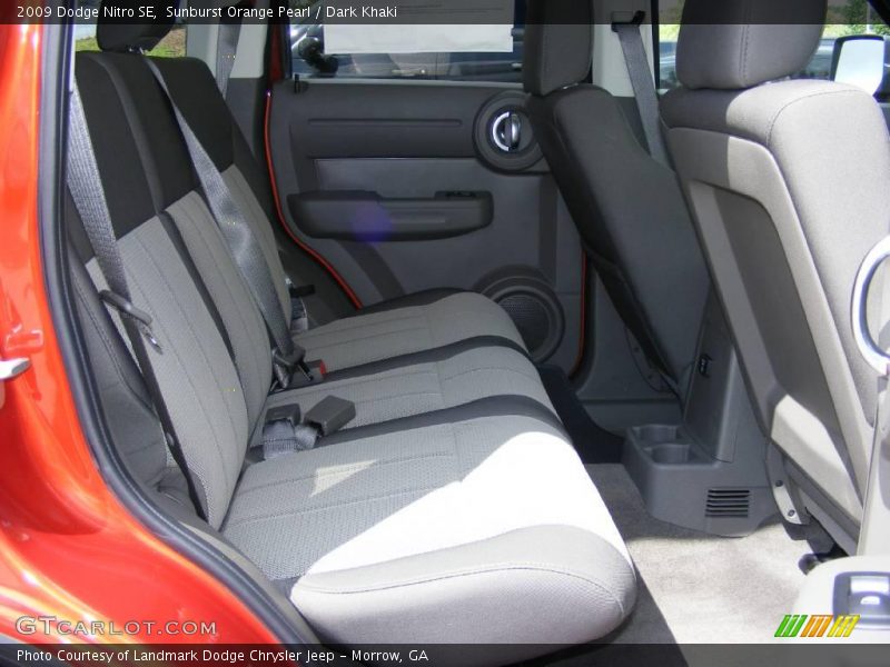 Sunburst Orange Pearl / Dark Khaki 2009 Dodge Nitro SE