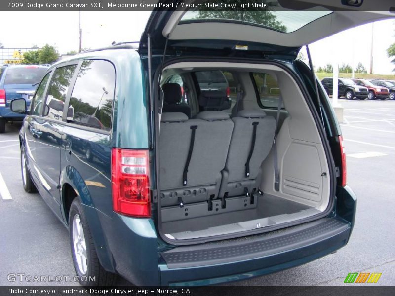 Melbourne Green Pearl / Medium Slate Gray/Light Shale 2009 Dodge Grand Caravan SXT