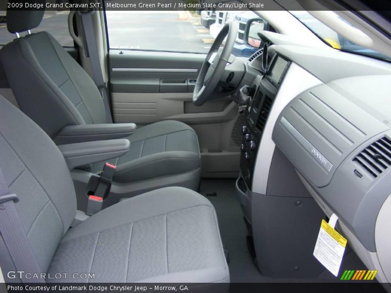 Melbourne Green Pearl / Medium Slate Gray/Light Shale 2009 Dodge Grand Caravan SXT