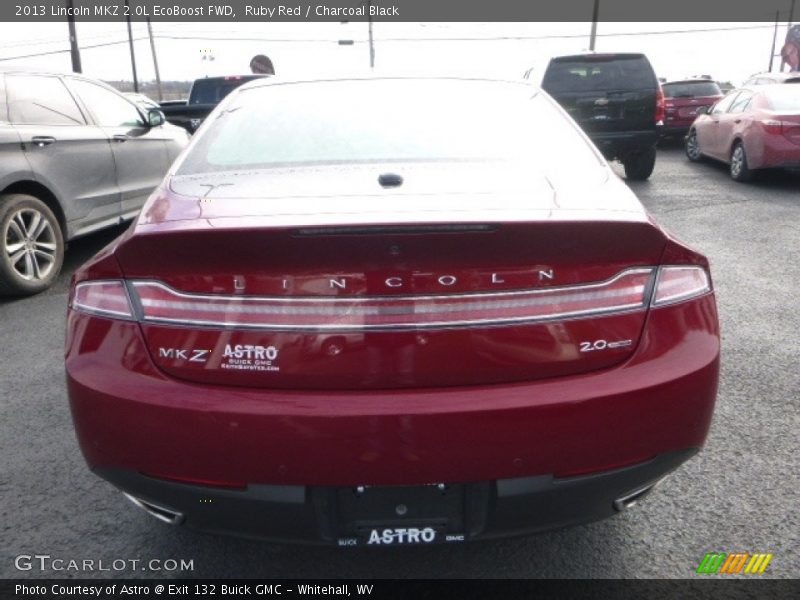 Ruby Red / Charcoal Black 2013 Lincoln MKZ 2.0L EcoBoost FWD