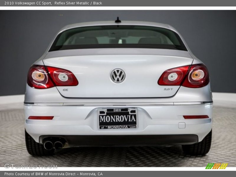 Reflex Silver Metallic / Black 2010 Volkswagen CC Sport