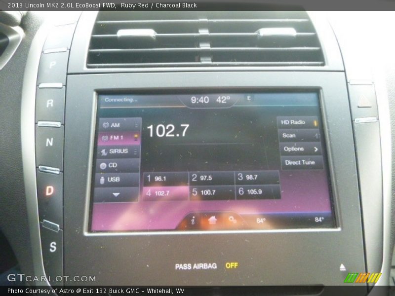 Ruby Red / Charcoal Black 2013 Lincoln MKZ 2.0L EcoBoost FWD