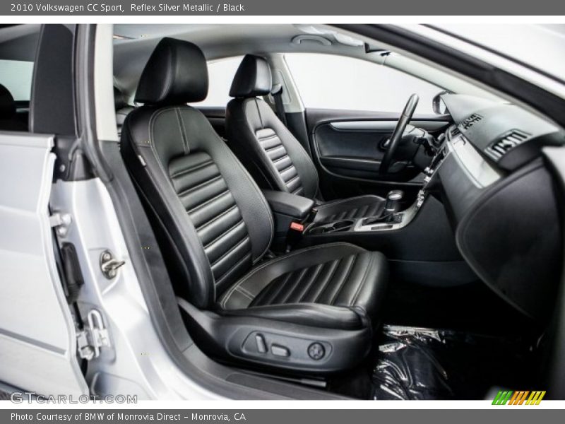 Reflex Silver Metallic / Black 2010 Volkswagen CC Sport