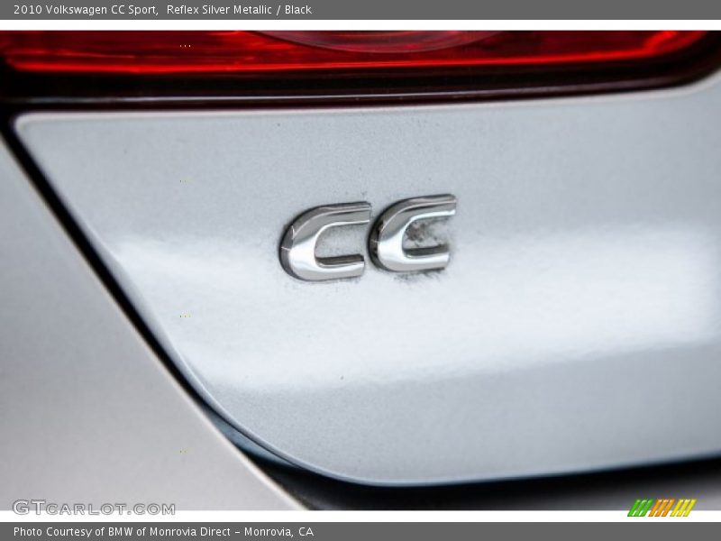 Reflex Silver Metallic / Black 2010 Volkswagen CC Sport