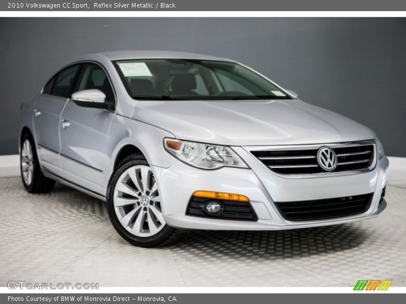 Reflex Silver Metallic / Black 2010 Volkswagen CC Sport