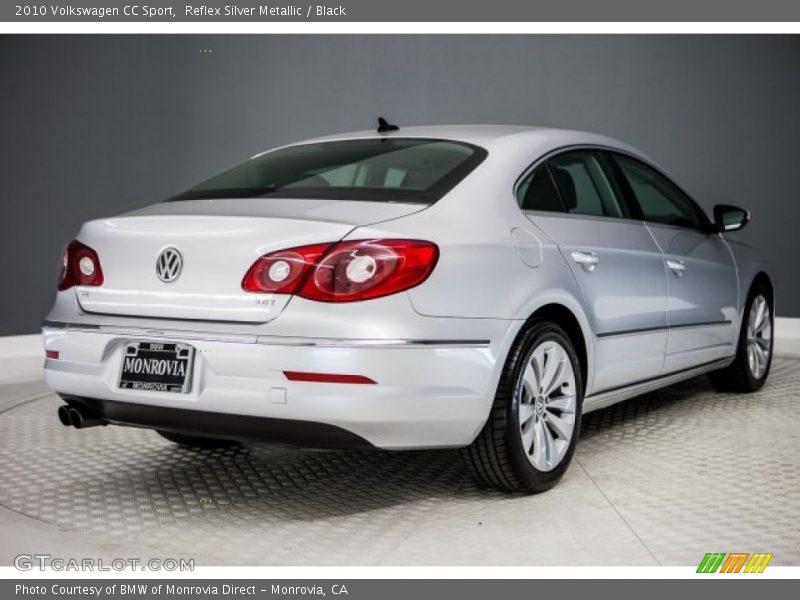 Reflex Silver Metallic / Black 2010 Volkswagen CC Sport