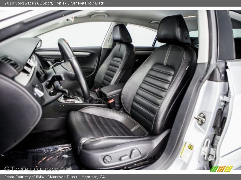 Reflex Silver Metallic / Black 2010 Volkswagen CC Sport