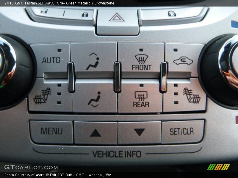 Gray Green Metallic / Brownstone 2013 GMC Terrain SLT AWD