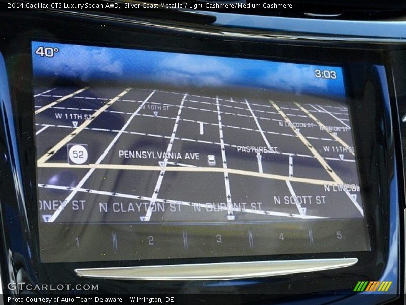 Silver Coast Metallic / Light Cashmere/Medium Cashmere 2014 Cadillac CTS Luxury Sedan AWD