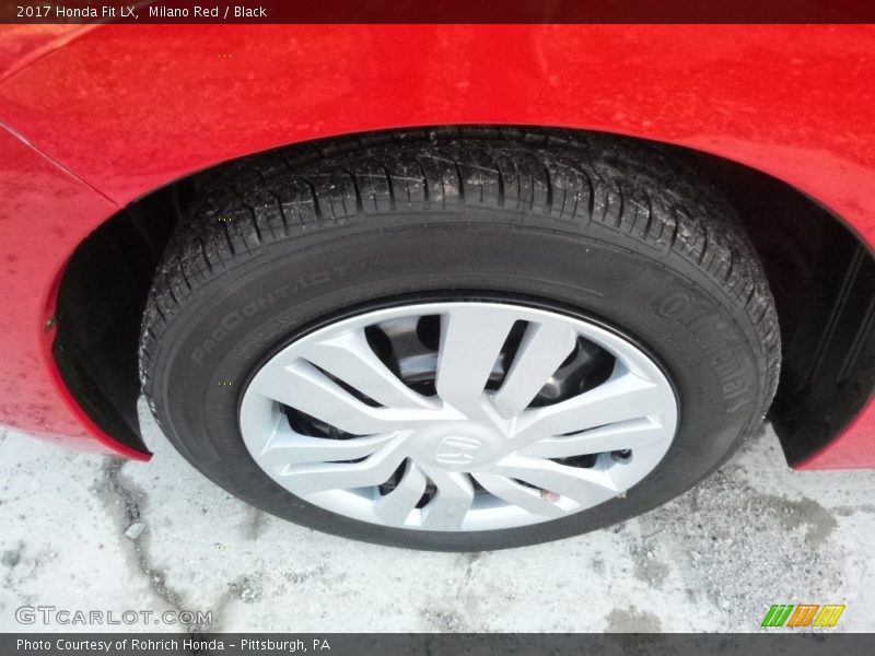 Milano Red / Black 2017 Honda Fit LX