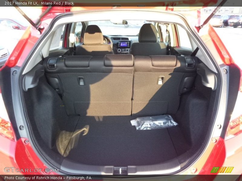 Milano Red / Black 2017 Honda Fit LX