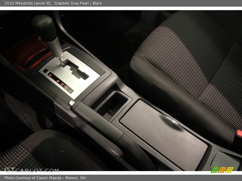Graphite Gray Pearl / Black 2010 Mitsubishi Lancer ES