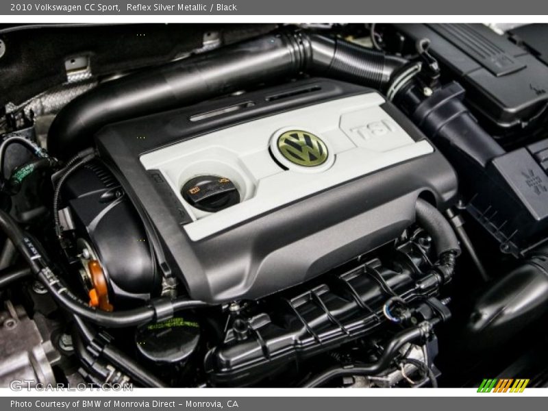 Reflex Silver Metallic / Black 2010 Volkswagen CC Sport