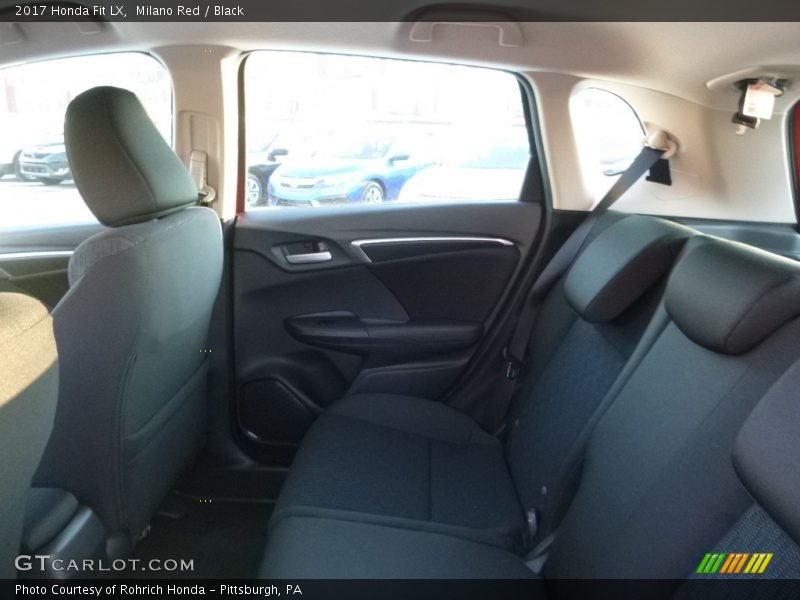 Milano Red / Black 2017 Honda Fit LX