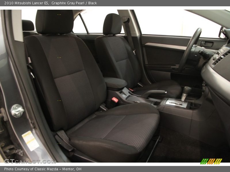 Graphite Gray Pearl / Black 2010 Mitsubishi Lancer ES