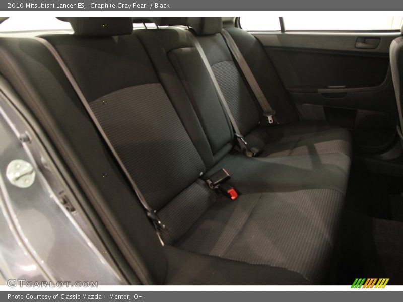 Graphite Gray Pearl / Black 2010 Mitsubishi Lancer ES