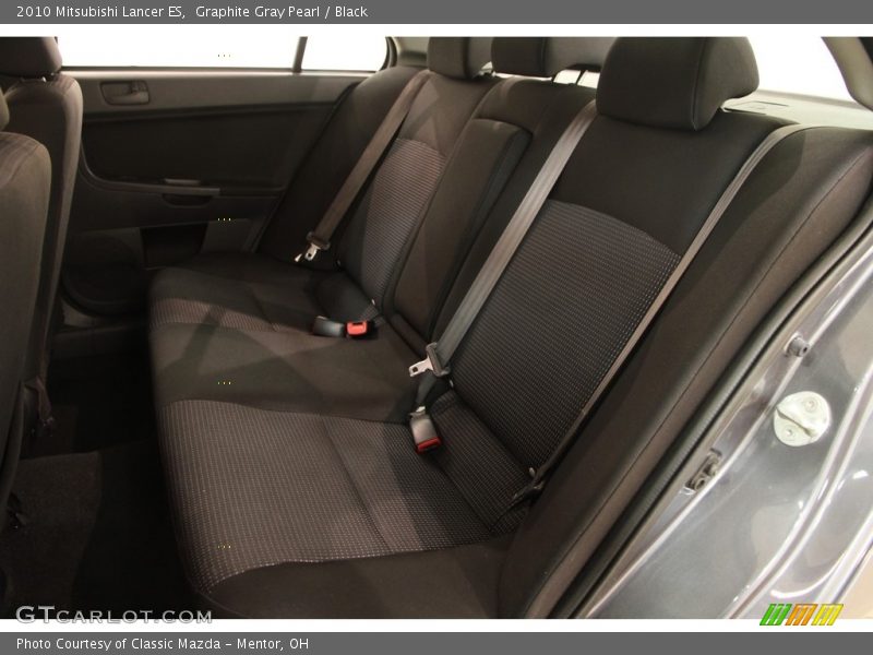 Graphite Gray Pearl / Black 2010 Mitsubishi Lancer ES