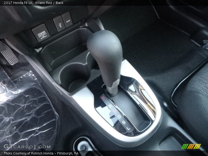 Milano Red / Black 2017 Honda Fit LX