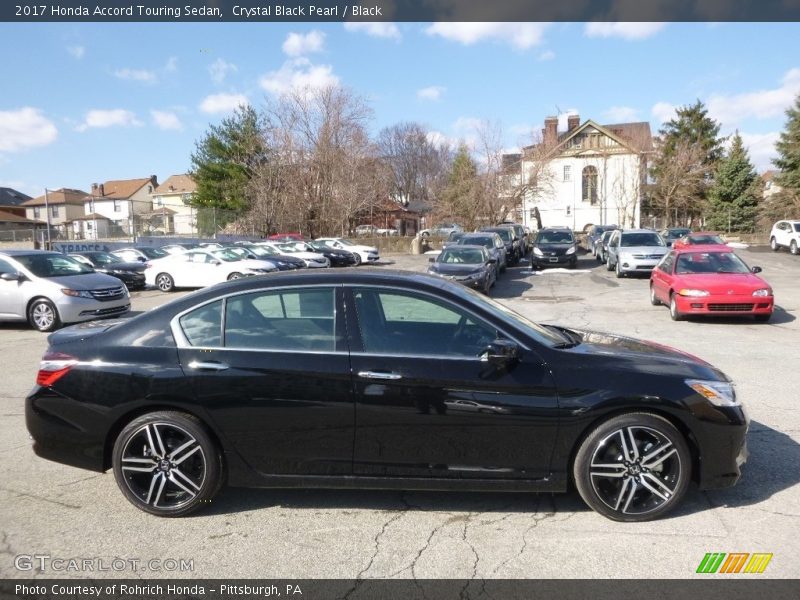 Crystal Black Pearl / Black 2017 Honda Accord Touring Sedan