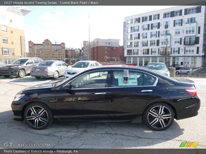 Crystal Black Pearl / Black 2017 Honda Accord Touring Sedan