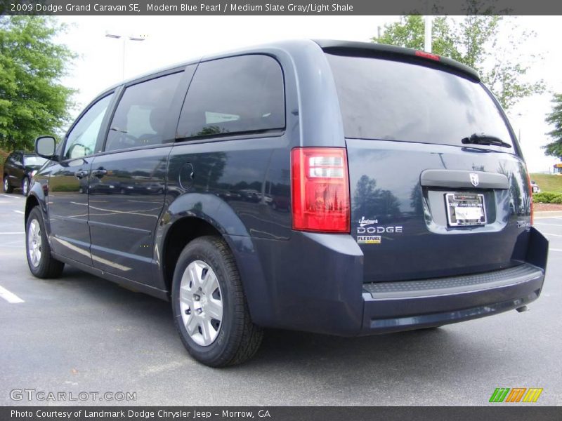Modern Blue Pearl / Medium Slate Gray/Light Shale 2009 Dodge Grand Caravan SE