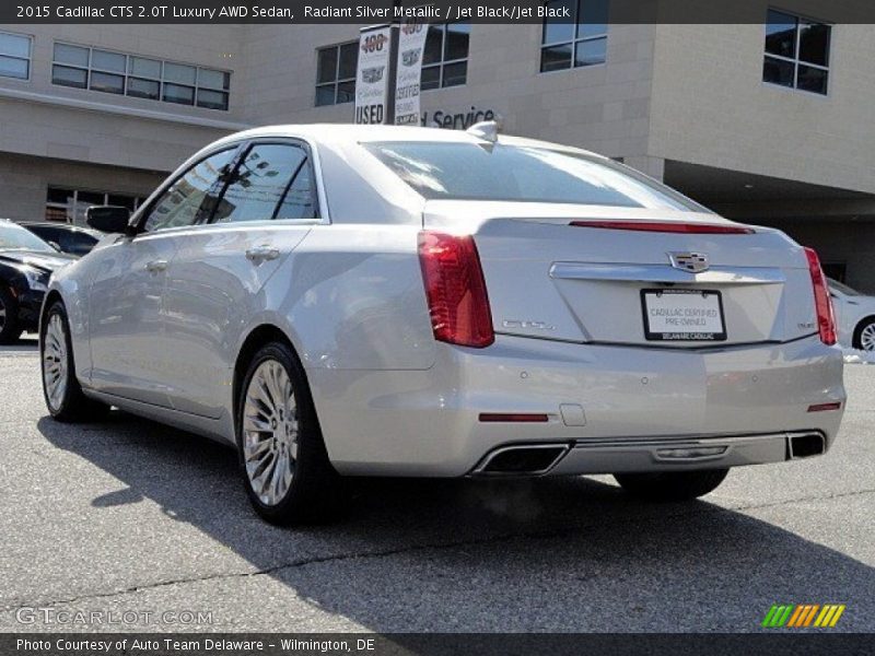 Radiant Silver Metallic / Jet Black/Jet Black 2015 Cadillac CTS 2.0T Luxury AWD Sedan