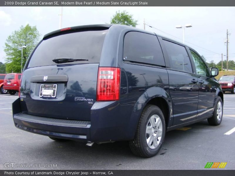 Modern Blue Pearl / Medium Slate Gray/Light Shale 2009 Dodge Grand Caravan SE