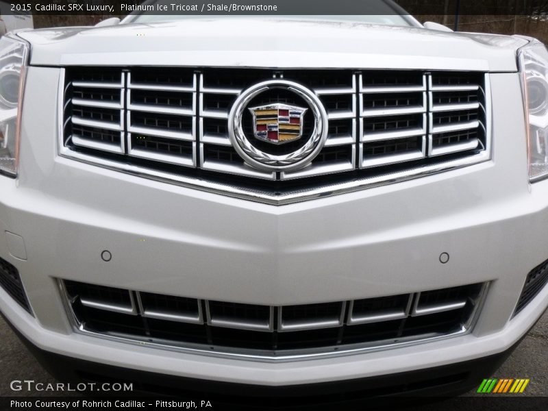 Platinum Ice Tricoat / Shale/Brownstone 2015 Cadillac SRX Luxury