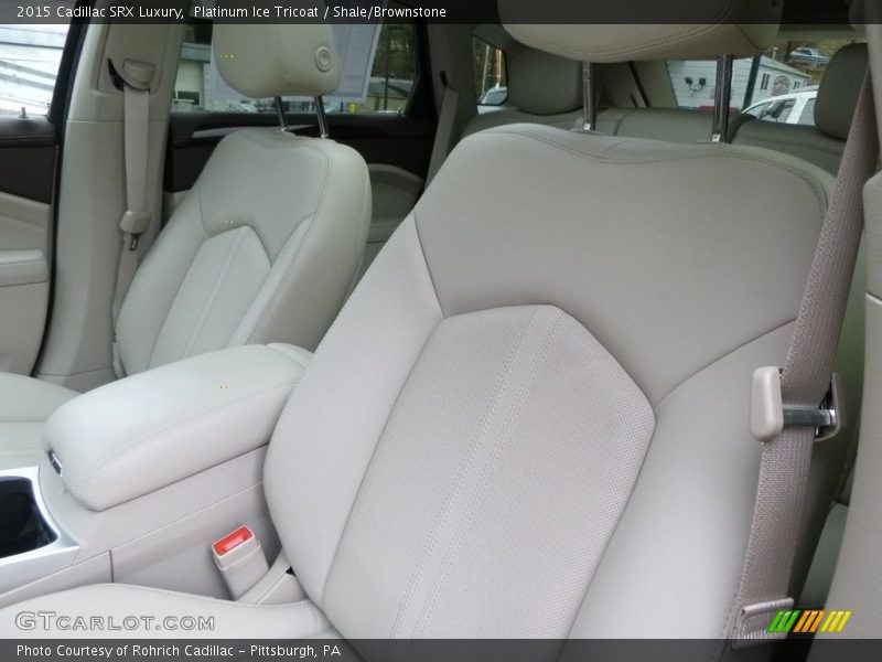 Platinum Ice Tricoat / Shale/Brownstone 2015 Cadillac SRX Luxury
