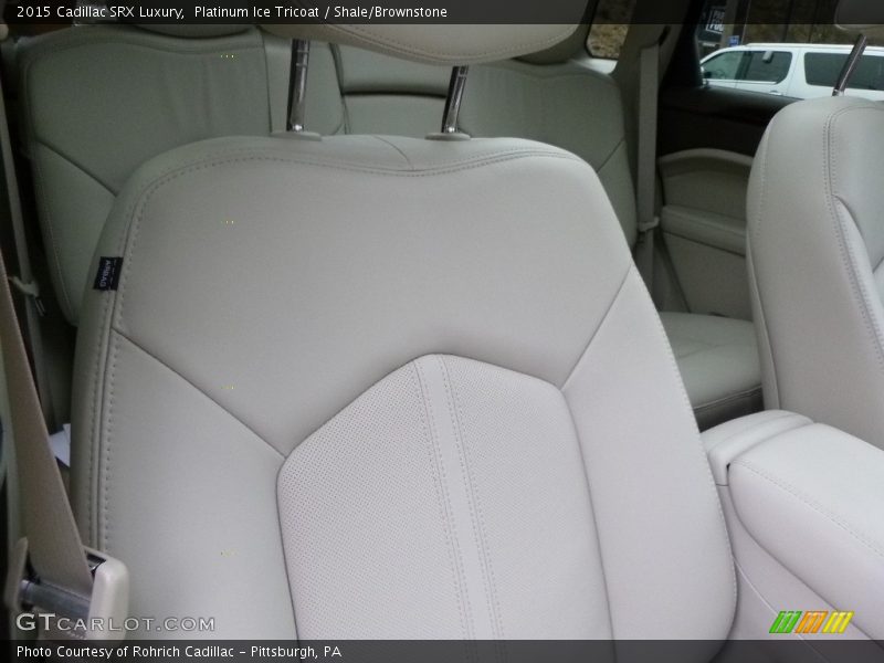 Platinum Ice Tricoat / Shale/Brownstone 2015 Cadillac SRX Luxury