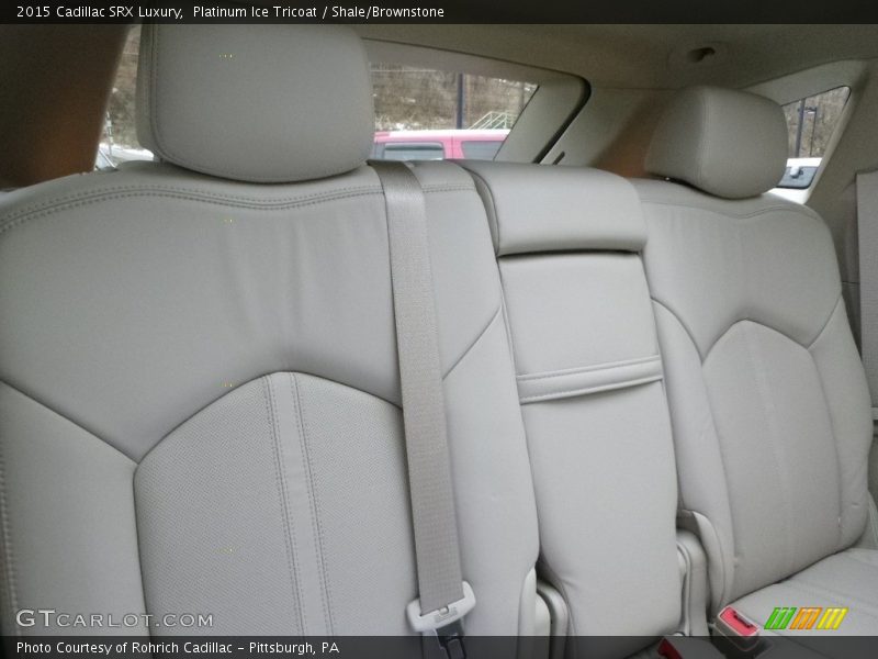 Platinum Ice Tricoat / Shale/Brownstone 2015 Cadillac SRX Luxury