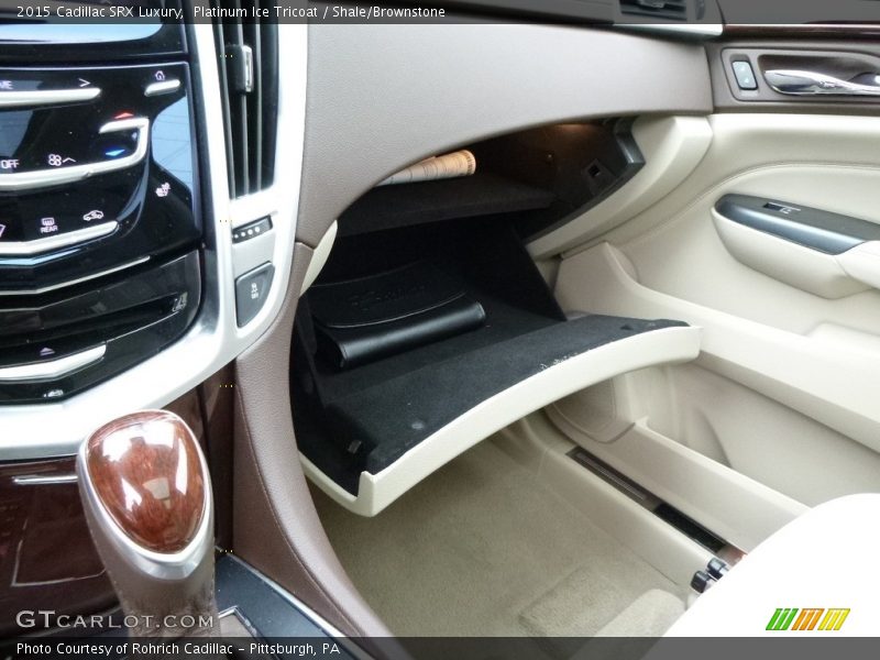 Platinum Ice Tricoat / Shale/Brownstone 2015 Cadillac SRX Luxury