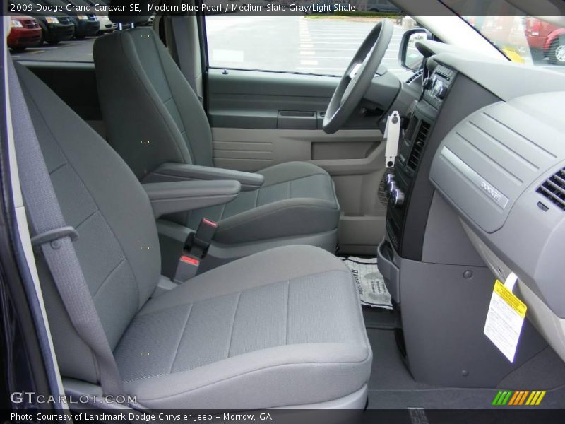 Modern Blue Pearl / Medium Slate Gray/Light Shale 2009 Dodge Grand Caravan SE