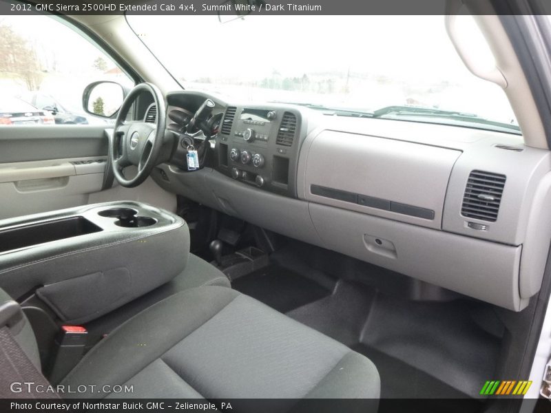 Summit White / Dark Titanium 2012 GMC Sierra 2500HD Extended Cab 4x4