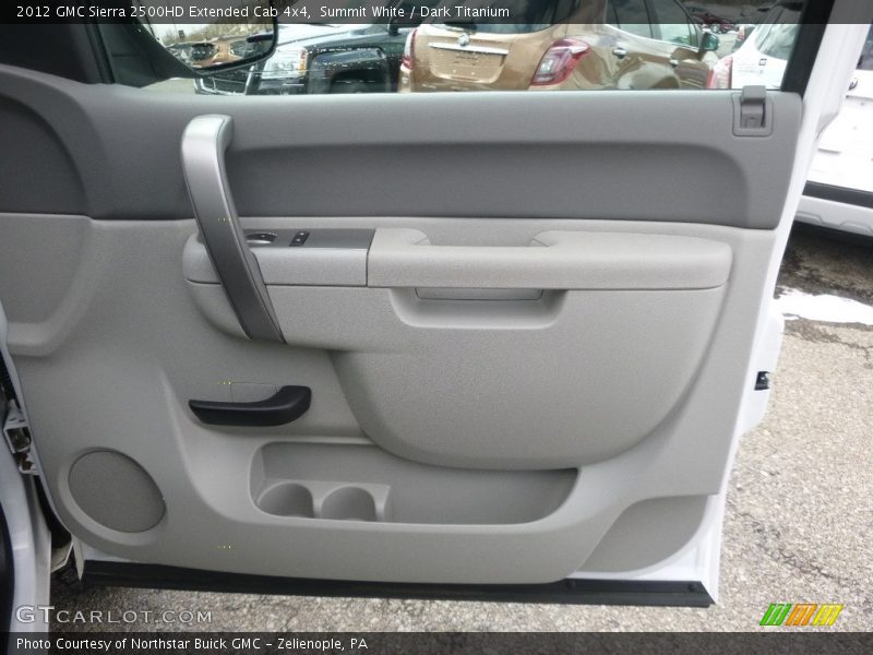 Summit White / Dark Titanium 2012 GMC Sierra 2500HD Extended Cab 4x4