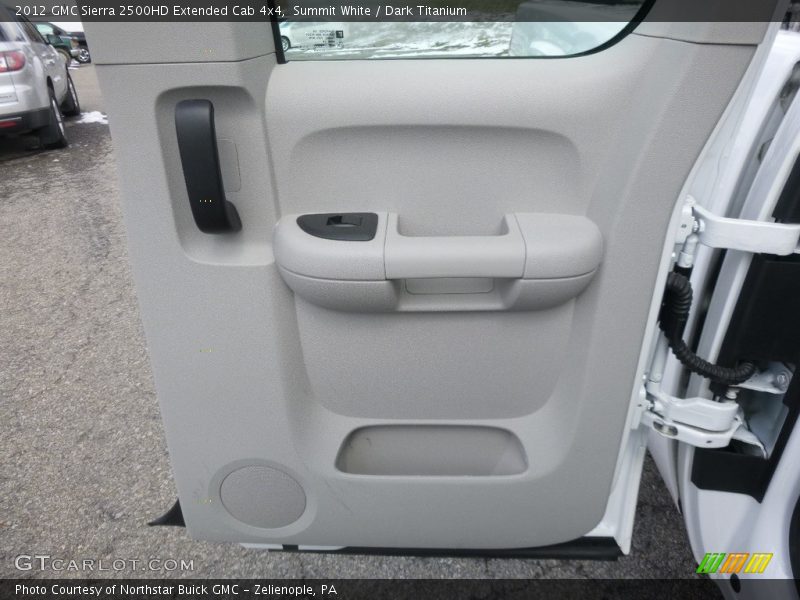 Summit White / Dark Titanium 2012 GMC Sierra 2500HD Extended Cab 4x4