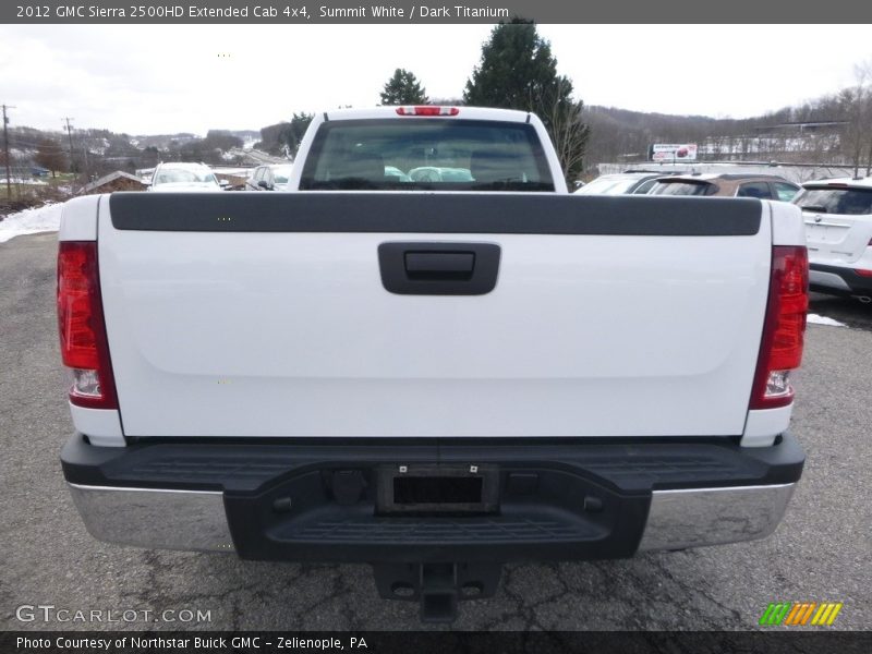 Summit White / Dark Titanium 2012 GMC Sierra 2500HD Extended Cab 4x4