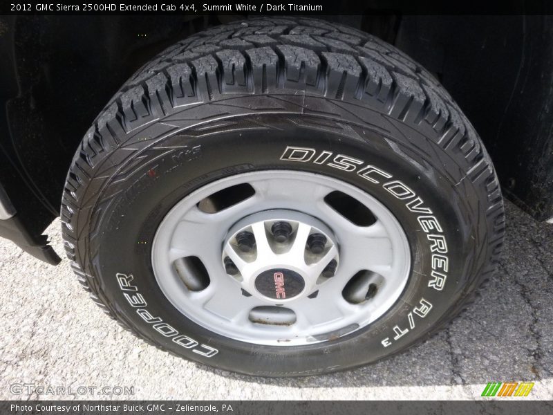 Summit White / Dark Titanium 2012 GMC Sierra 2500HD Extended Cab 4x4