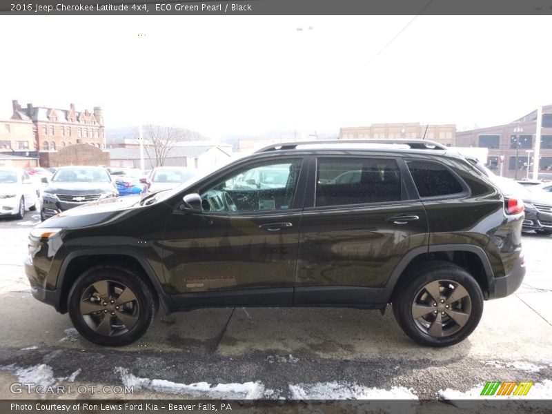 ECO Green Pearl / Black 2016 Jeep Cherokee Latitude 4x4