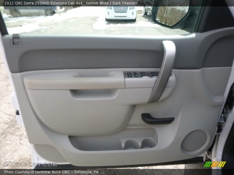 Summit White / Dark Titanium 2012 GMC Sierra 2500HD Extended Cab 4x4