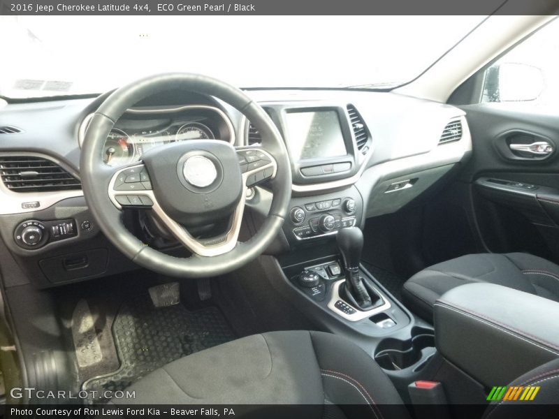 ECO Green Pearl / Black 2016 Jeep Cherokee Latitude 4x4