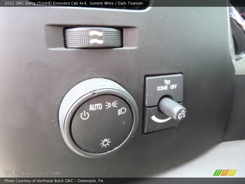 Summit White / Dark Titanium 2012 GMC Sierra 2500HD Extended Cab 4x4