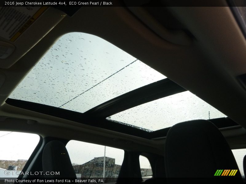 ECO Green Pearl / Black 2016 Jeep Cherokee Latitude 4x4