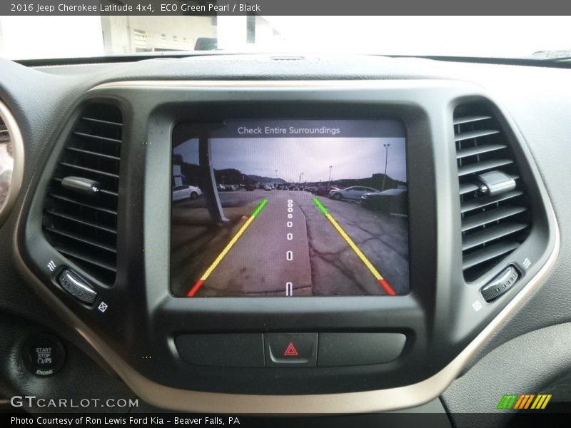 ECO Green Pearl / Black 2016 Jeep Cherokee Latitude 4x4