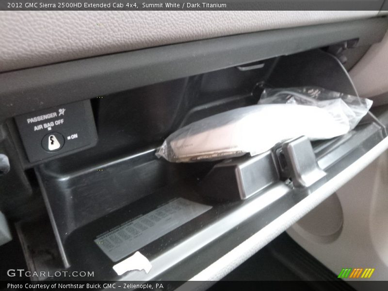 Summit White / Dark Titanium 2012 GMC Sierra 2500HD Extended Cab 4x4