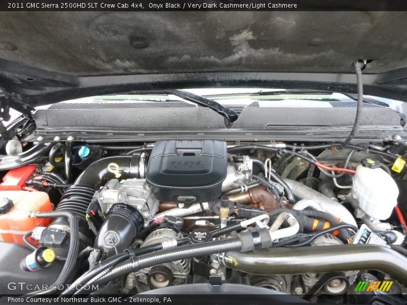 Onyx Black / Very Dark Cashmere/Light Cashmere 2011 GMC Sierra 2500HD SLT Crew Cab 4x4
