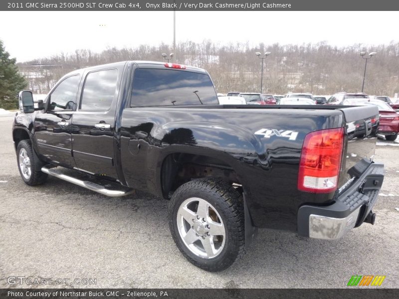 Onyx Black / Very Dark Cashmere/Light Cashmere 2011 GMC Sierra 2500HD SLT Crew Cab 4x4